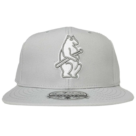 Chicago Cubs Mitchell & Ness MLB Fitted 7 3/4 Liberty Fit Hat Cap Gray NWT - Picture 1 of 8